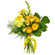 Yellow bouquet of roses and chrysanthemum. Egypt